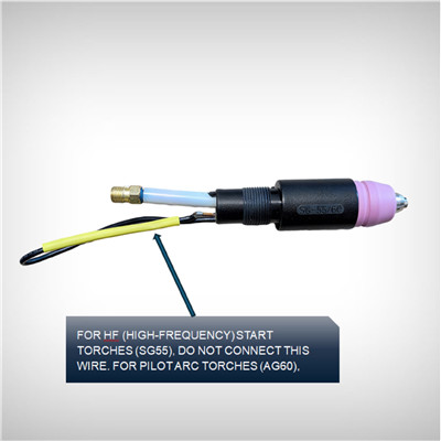 Straight pencil 180° torch head for SG55/AG60