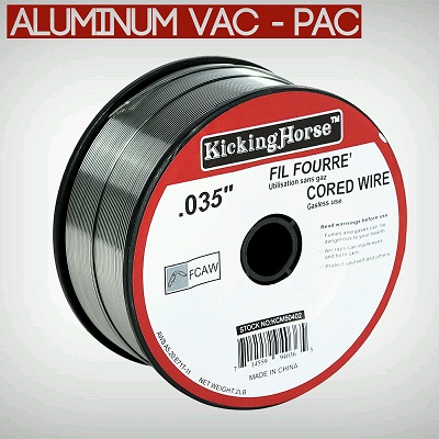KickingHorse vac-pac E71T-11 flux-core wire steel 035,2LB spool