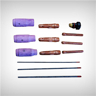 WP 17 tig torch consumable kit gas lens collet body, 1 set