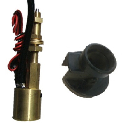 Central connection with brass tube & plastic sleeve