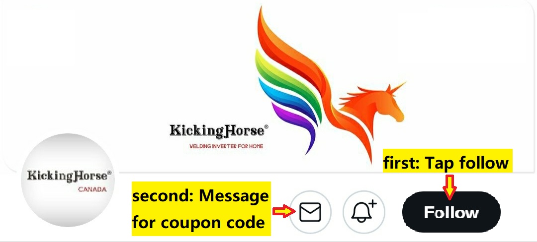 coupon code in KickingHorse Twitter