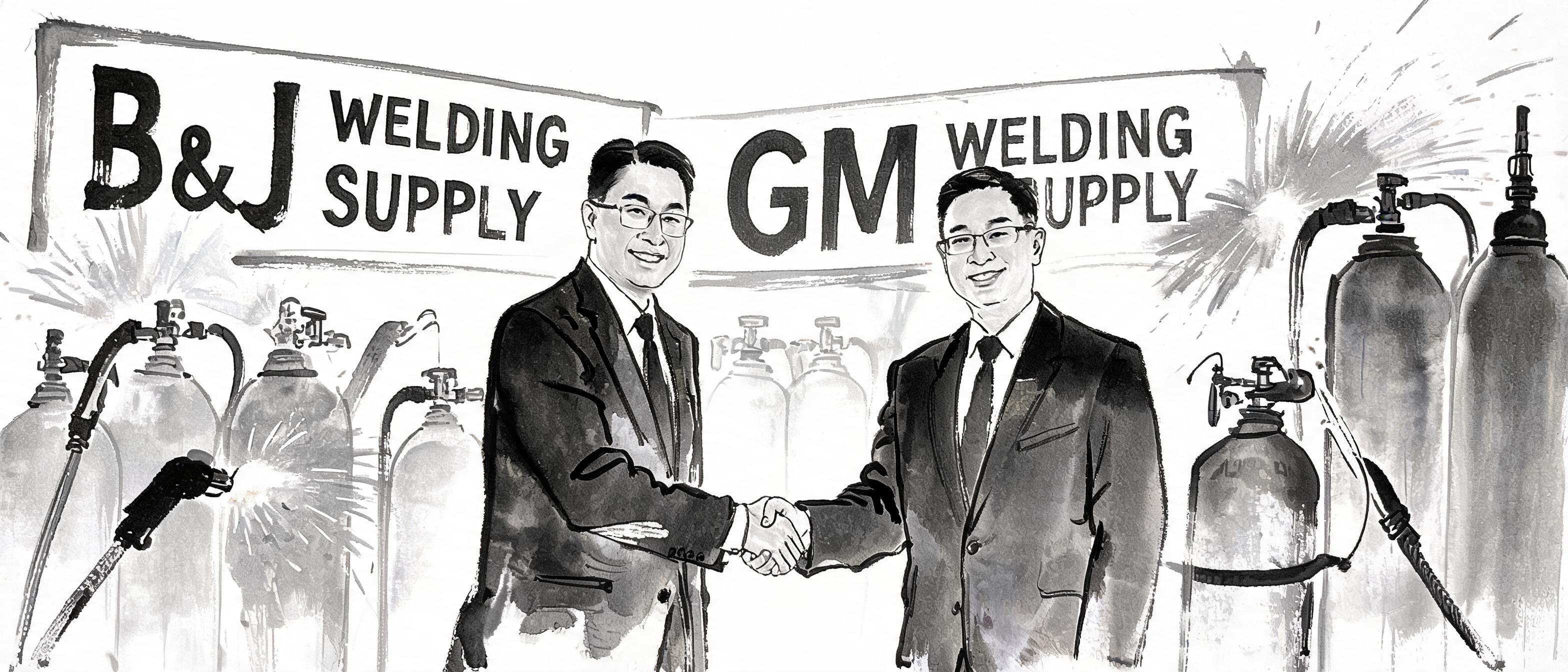 **B&J Welding Supply Expands with GM Welding Supply Acquisition** — Ink Wash Painting style