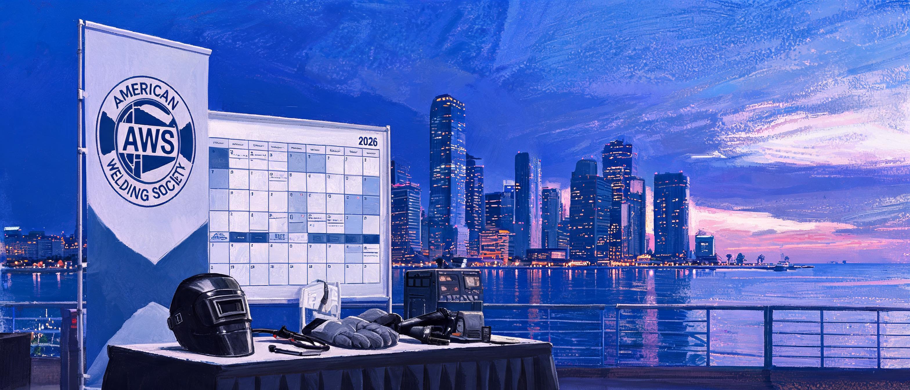 American Welding Society Announces 2026 Schedule of Technical Conferences — Oil Painting style