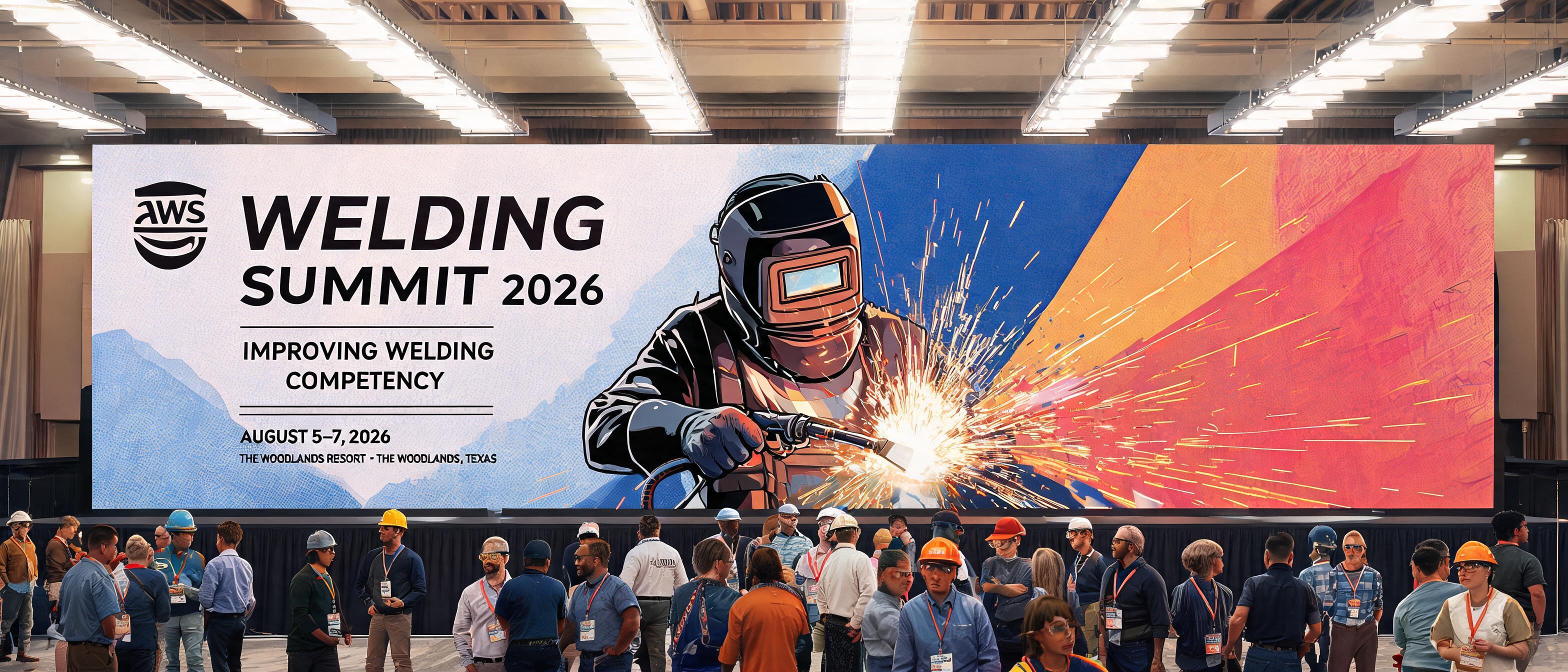 Welding Summit 2026 Returns to The Woodlands This August — Pop Art style