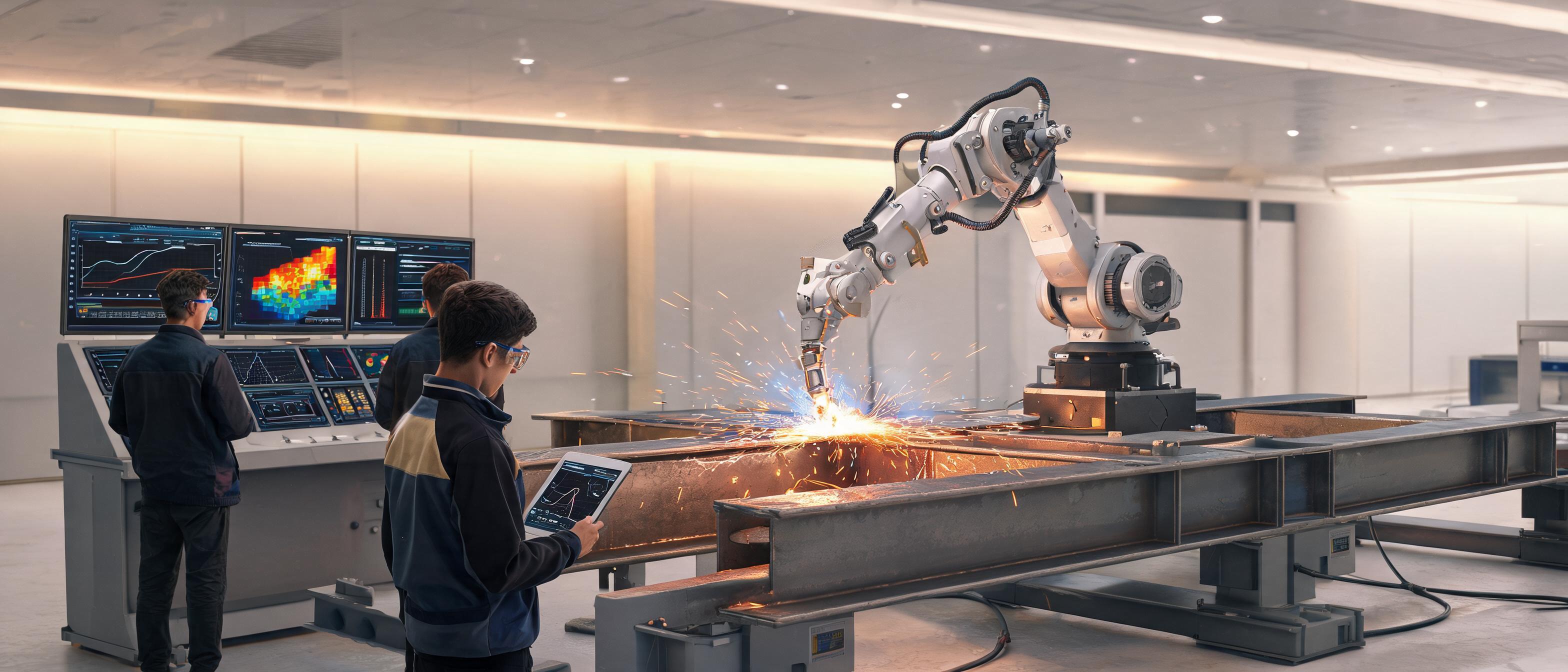 What's Next in Welding Monitoring: 2026 and Beyond — illustration style