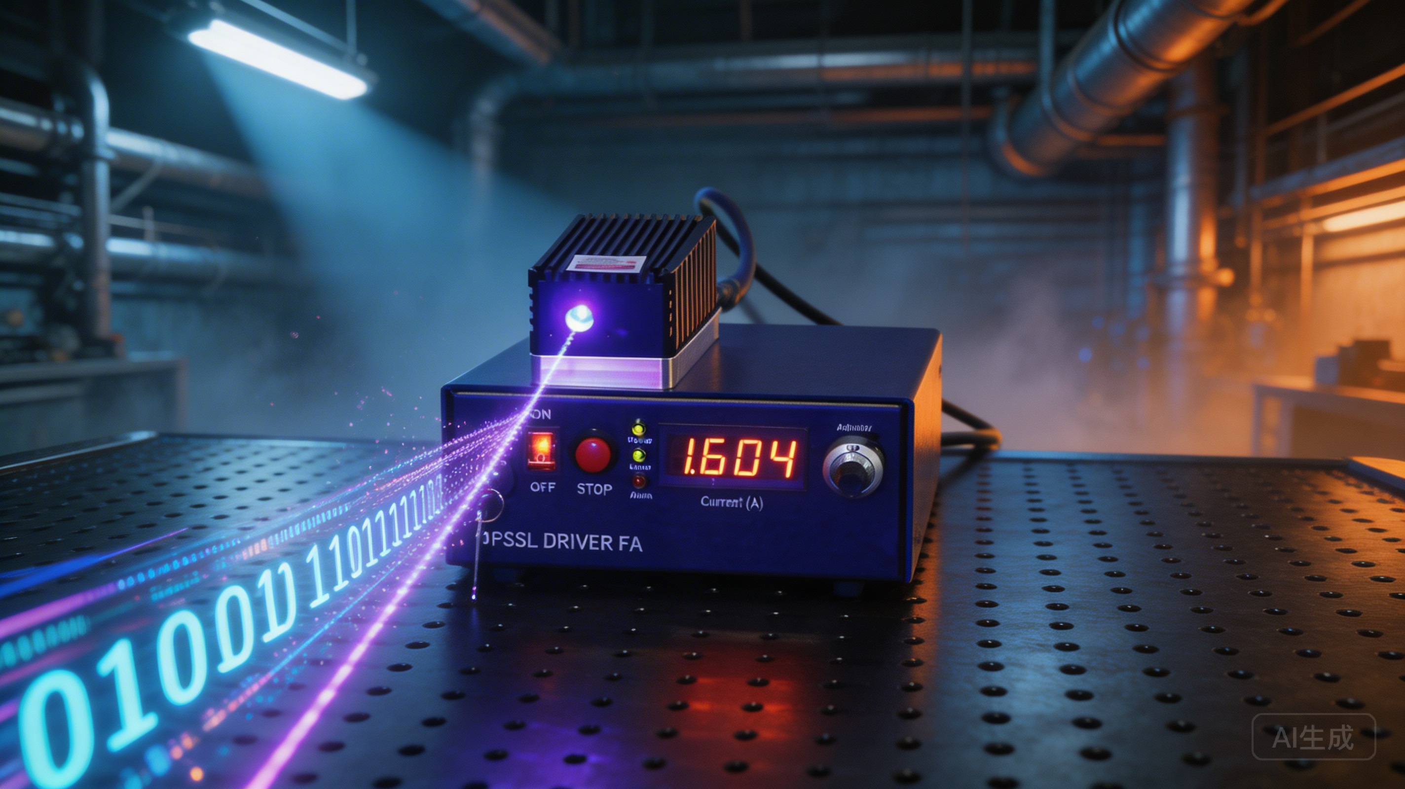 Automated welding robot in industrial foundry